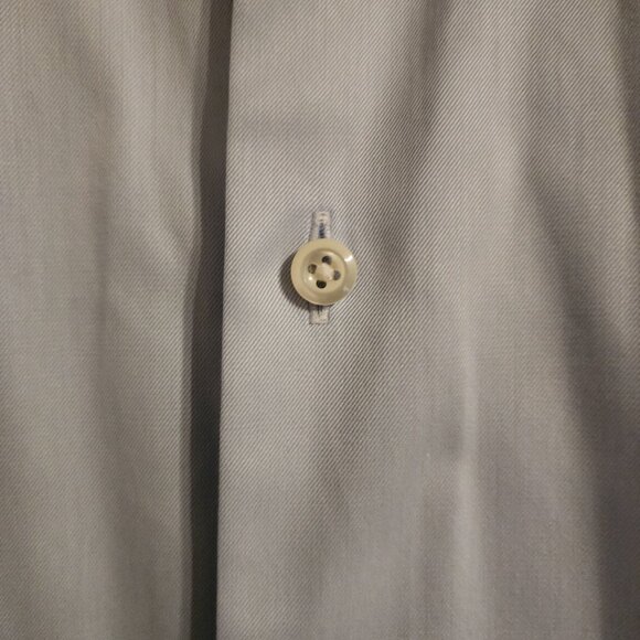 NWOT Stenströms Light Blue Fitted Two-Fold Super Cotton French Cuff Shirt 15.5 - Picture 5 of 7